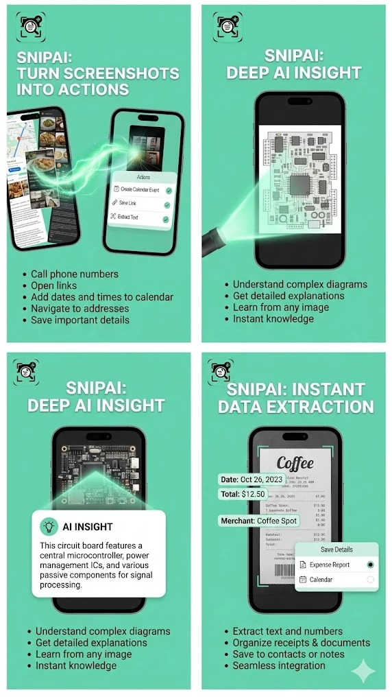 SnipAI: Screenshot Assistant screenshot